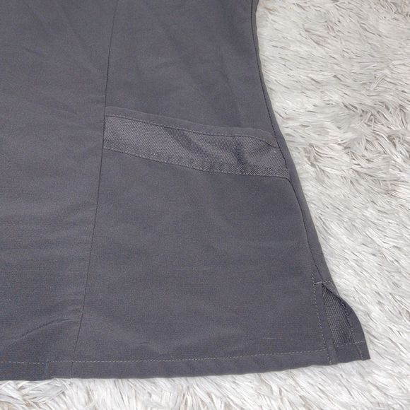 Jockey Gray Scrub Top - Picture 3 of 6